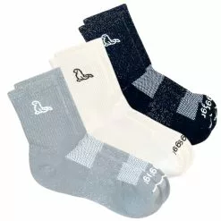 Swaggr Men's 3 Pack Performance Quarter Socks