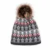 Muk Luks Women's Vintage Pom Winter Beanie Hat