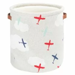 Safavieh Aeron Airplane Kids Cotton Storage Basket