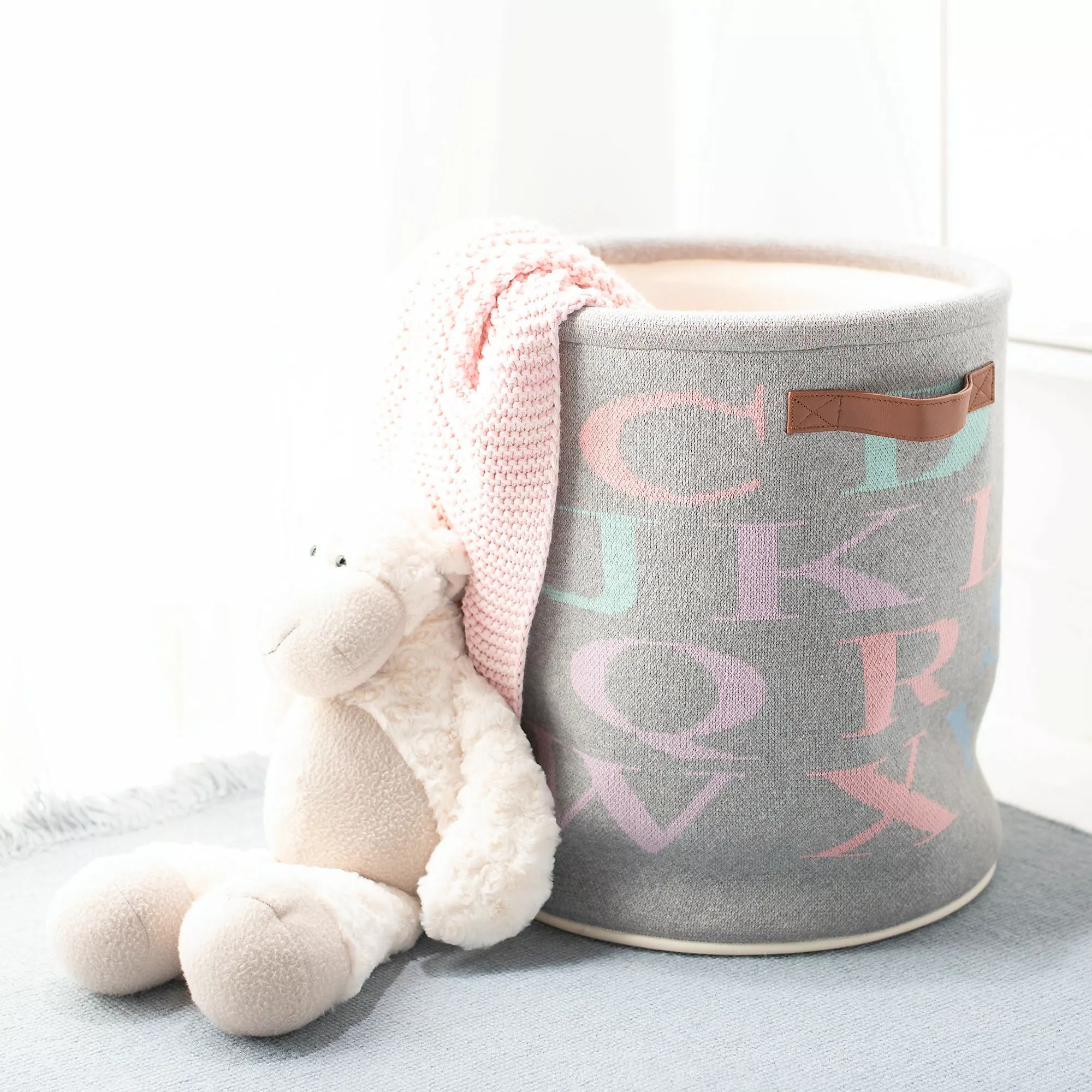 Safavieh Alphabet Kids Cotton Storage Basket - Image 5
