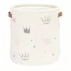 Safavieh Princess Crown Kids Cotton Storage Basket