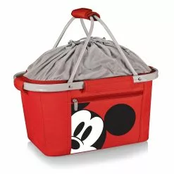 Picnic Time Mickey Mouse Metro Basket Collapsible Insulated Cooler Tote