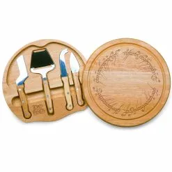 Picnic Time Lord Of The Rings Circo Cheese Cutting Board And Tools Set