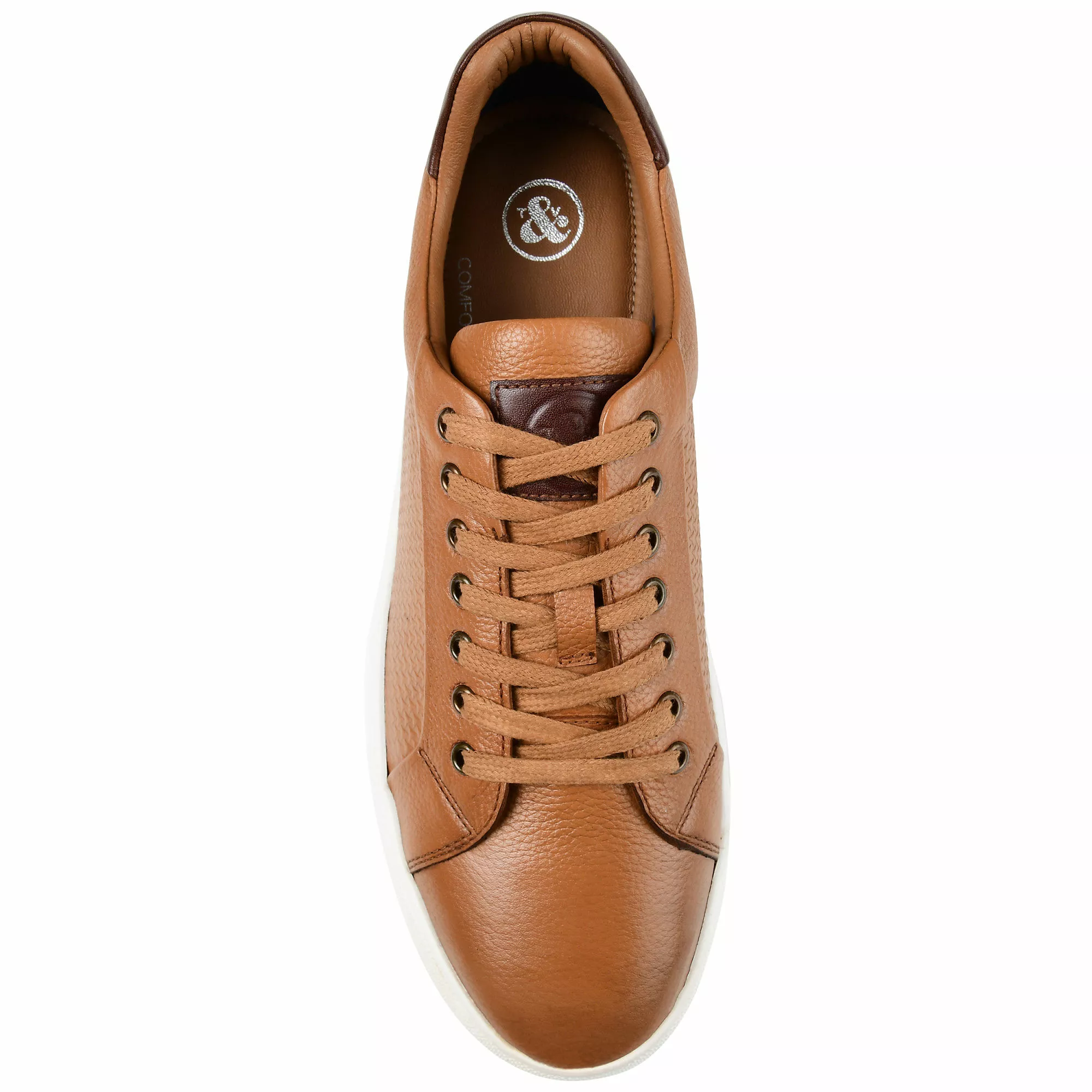 Thomas & Vine Thomas And Vine Men's Canton Embossed Leather Sneakers - Image 4