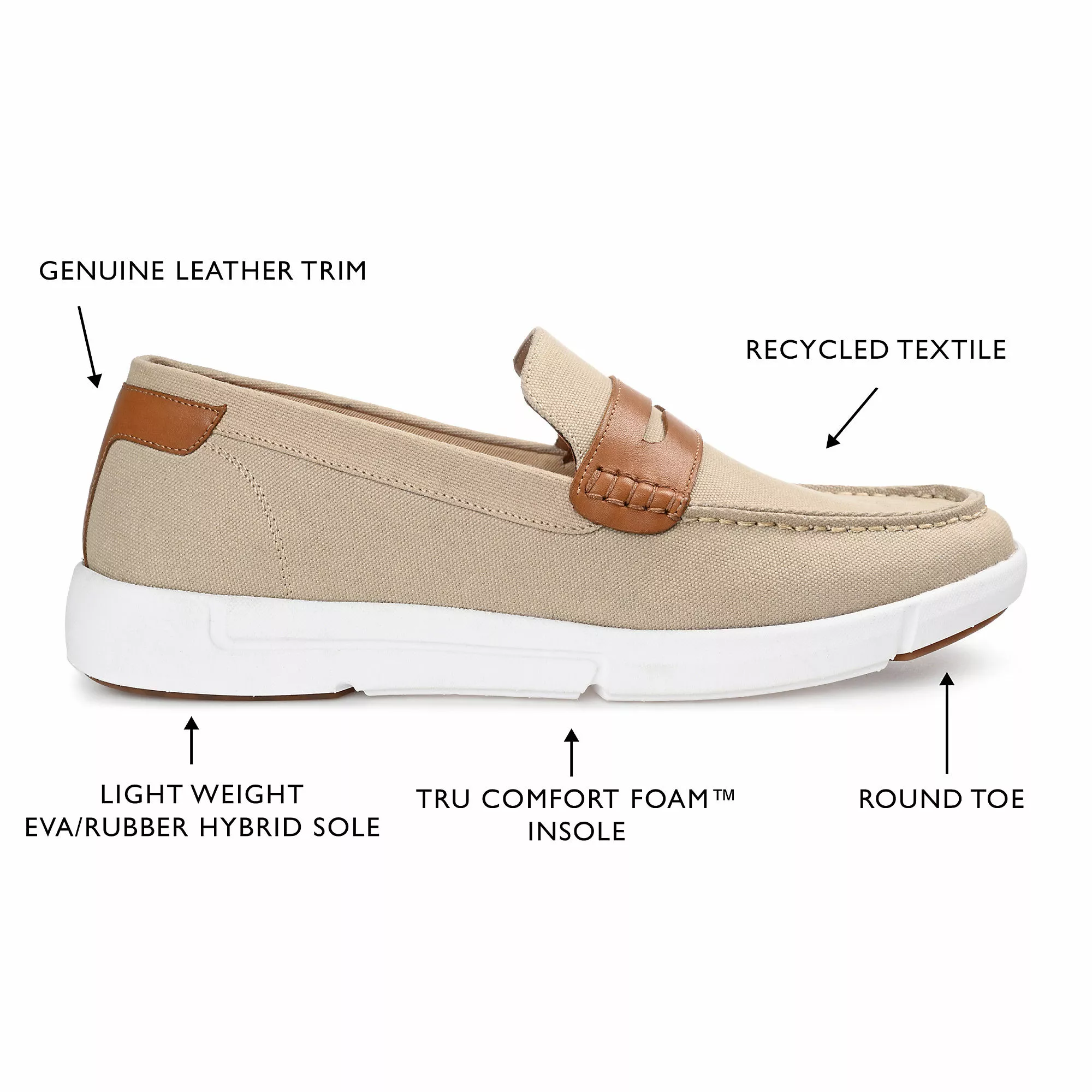 Thomas & Vine Thomas And Vine Men's Tevin Textile Loafers - Image 6