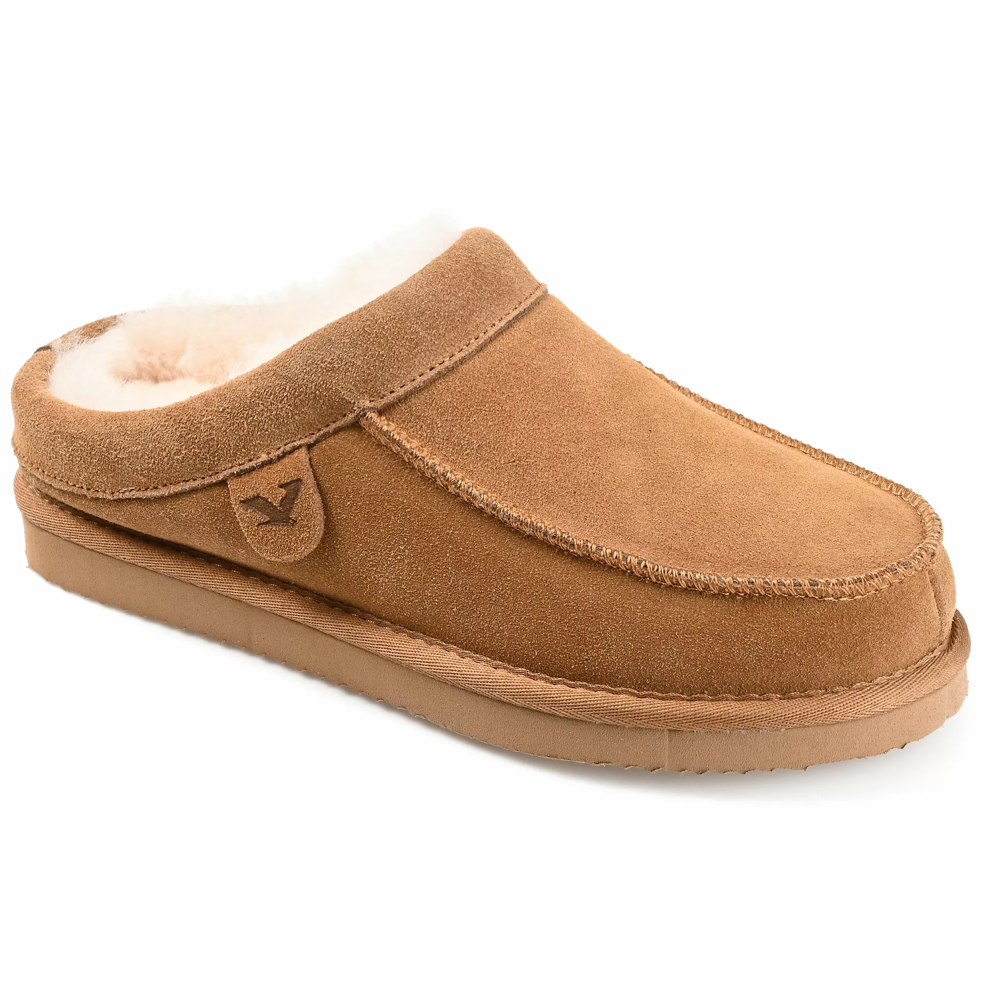 Territory Men's Oasis Genuine Sheepskin Moccasin Clog Slippers
