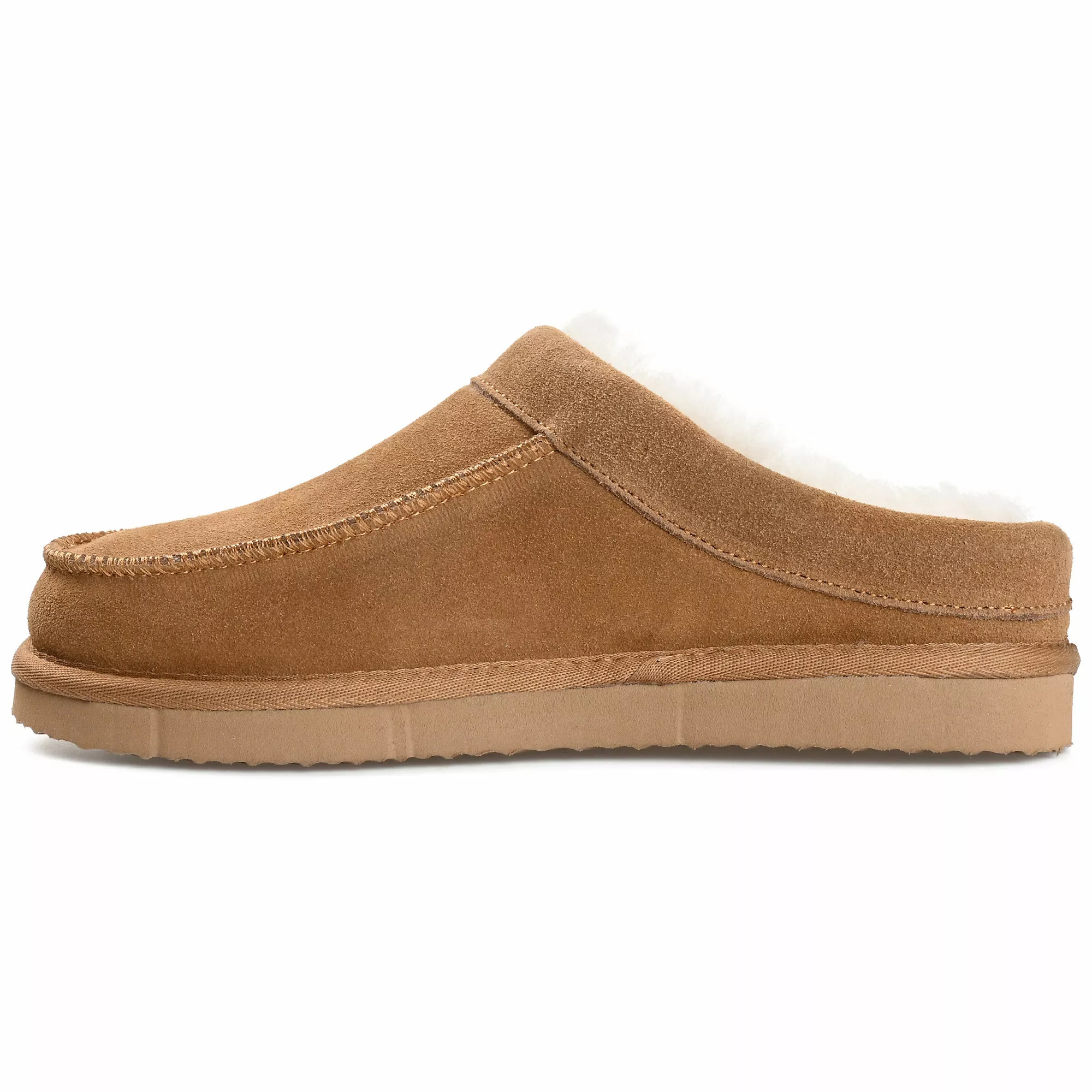 Territory Men's Oasis Genuine Sheepskin Moccasin Clog Slippers - Image 3