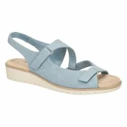 Easy Street Women's Narrow Width Bound Wedge Sandals