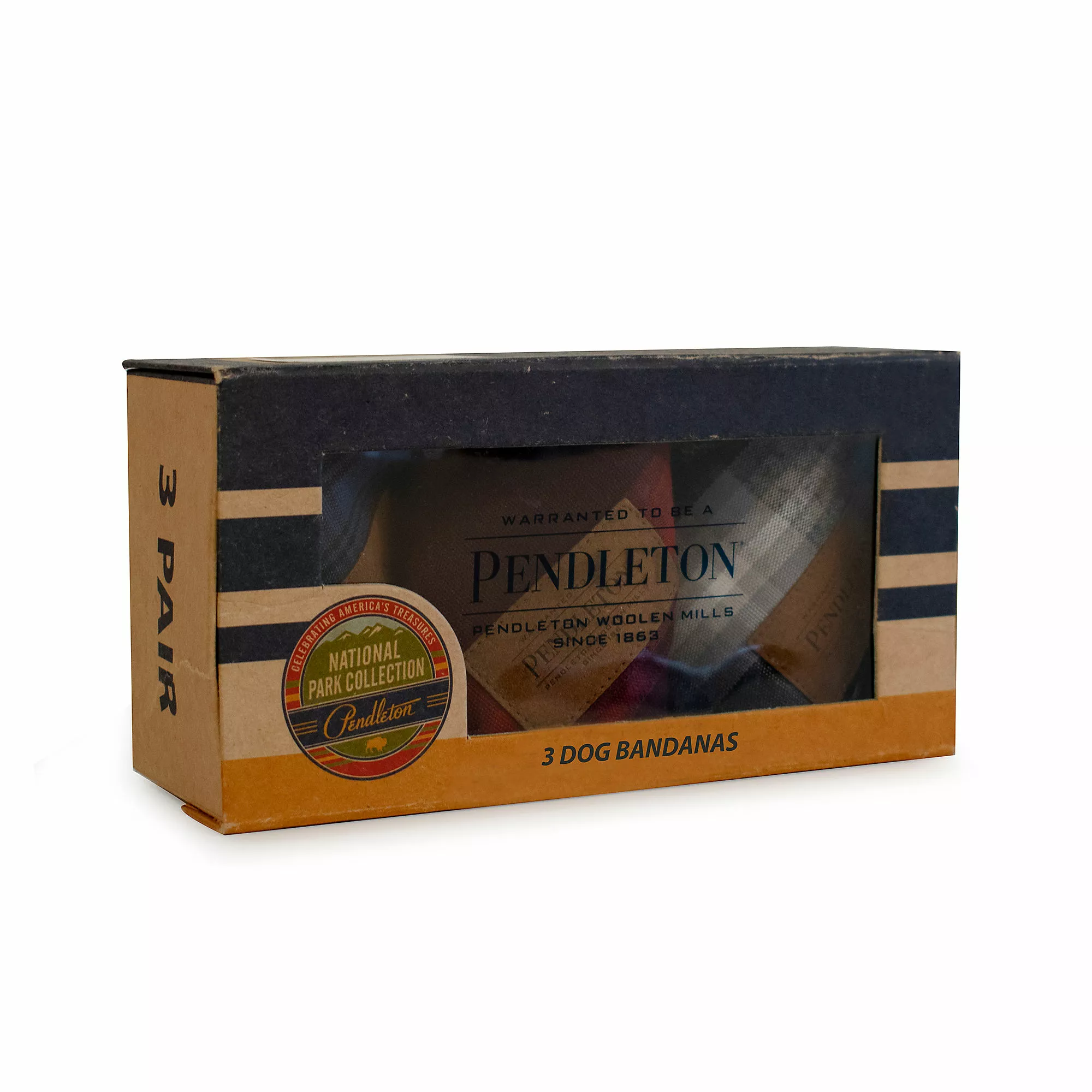 Carolina Pet Company Pendleton Pet Plaid Dog Bandana Gift Set Of 3 - Image 2