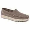 Minnetonka Women's Discover Classic Suede Slip On Shoes