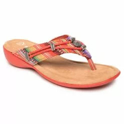 Minnetonka Women's Silverthorne 360 Comfort Flip Flop Sandals