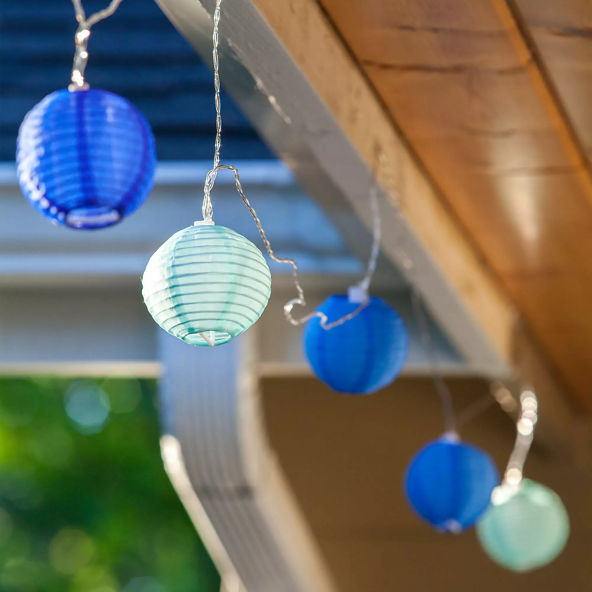 Allsop Home & Garden Allsop Home And Garden 10 Outdoor Solar Soji Lantern String Lights - 33 Feet - Image 3