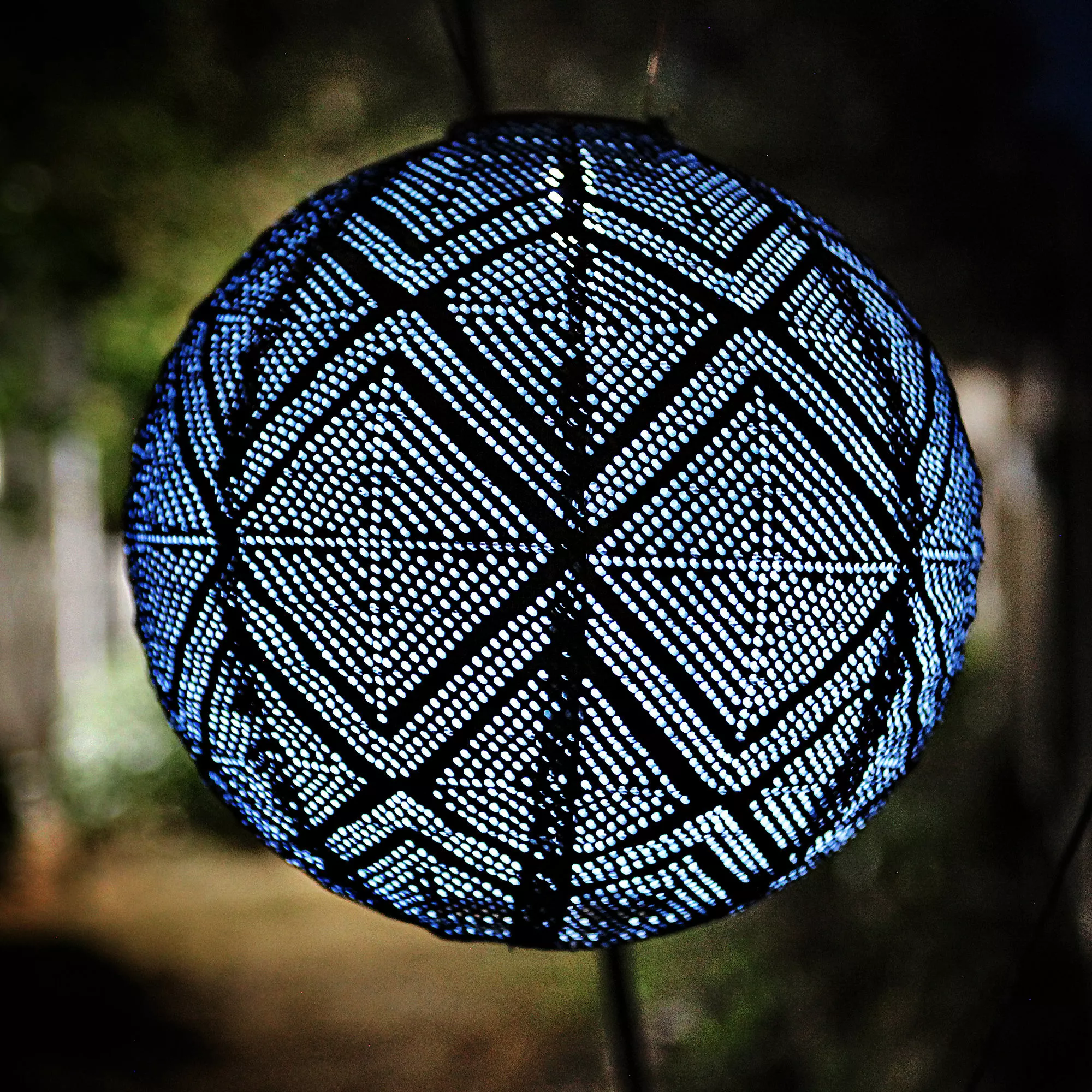 Allsop Home & Garden Allsop Home And Garden Outdoor Solar Soji Stella Market 12 Inch Lantern - Image 4