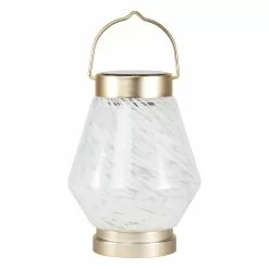 Allsop Home & Garden Allsop Home And Garden Glass Solar LED Boaters Cone Lantern