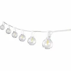 Allsop Home & Garden Allsop Home And Garden Outdoor 25 Foot LED Bistro String Lights - White Wire